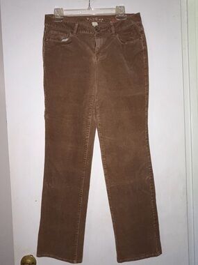Sonoma Women's Straight-Leg Corduroy Pants in Brown